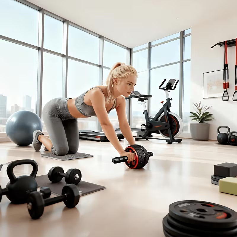 Ab Roller Wheel and Knee Mat,  - Sports Equipment Club 评论和价格
