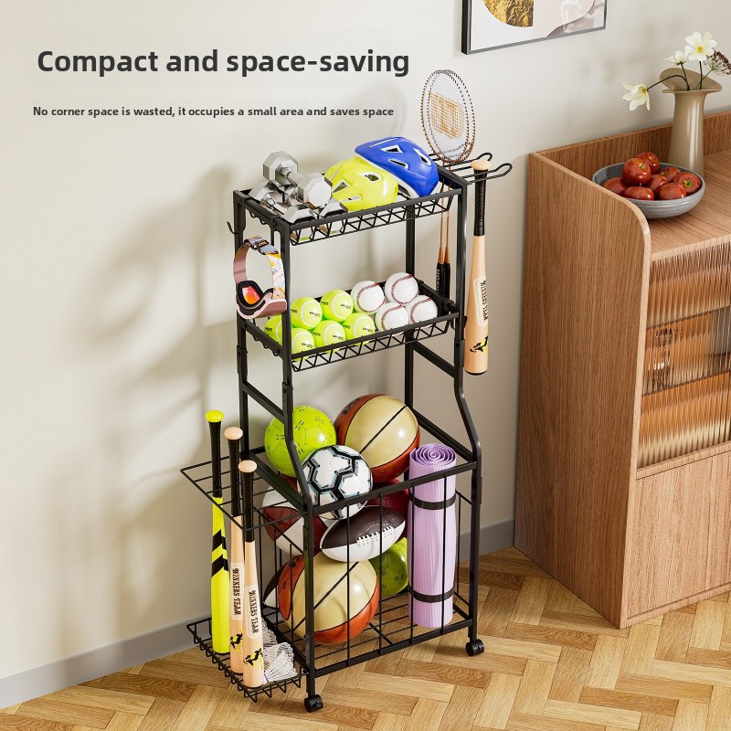 Fitness equipment storage rack - Sports Equipment Trolley 评论和价格
