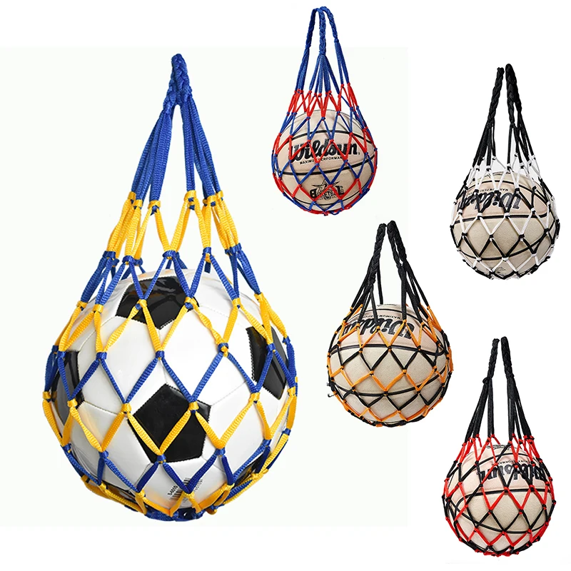 1PC Football Net Bag Nylon Bol - Sports Equipment Volleyball 评论和价格