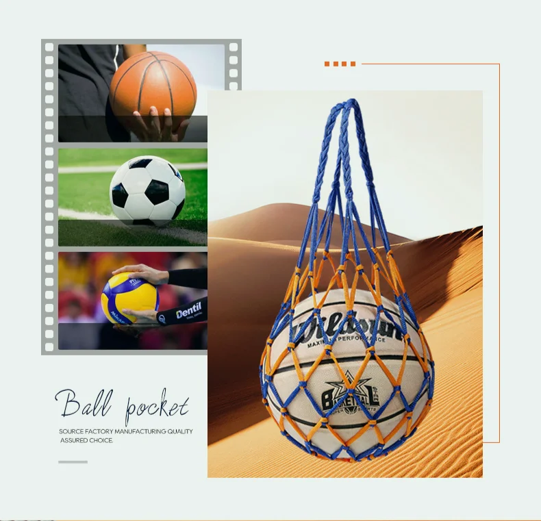 1PC Football Net Bag Nylon Bol - Sports Equipment Volleyball 评论和价格